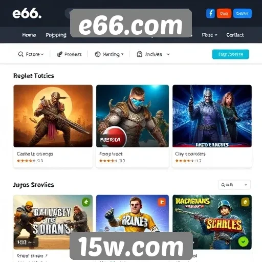 e66.com apresenta novas tendências em jogos online